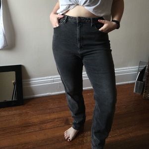 asos high waisted grey jeans